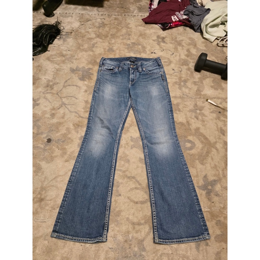 Silver Jeans Suki Surplus Womens W28 L32 Bootcut Flare Jeans Y2K